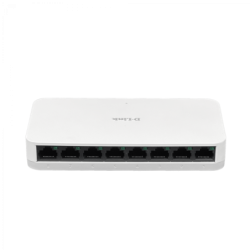 D-LINK 8-1000 Gigabit Switch Desktop no-Administrable no-Rack inc-5v1A