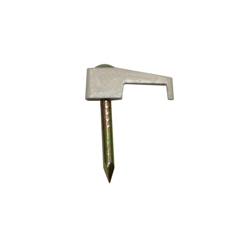 KALOP 100-UN Nº8 Blanca 2,45x7mm Clavo-14x1,8mm Zincado Sujeta-Cable