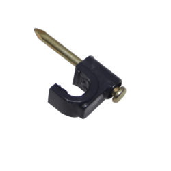 KALOP 50-UN C6 Negra 6x6mm Clavo-15x2mm Zincado Sujeta-Cable Coaxial