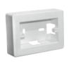 KALOP HiloPlastic 34mm-Alt 130x91mm Caja Chuqui Pared Faceplate70x114