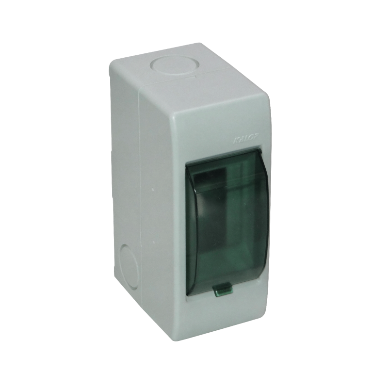 KALOP c/Tapa 18mm-Ancho 46mm-Alto Caja Plastica p/Automaticos Riel Din