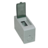 KALOP c/Tapa 18mm-Ancho 46mm-Alto Caja Plastica p/Automaticos Riel Din