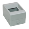 KALOP s/Tapa 54mm-Ancho 46mm-Alto Caja Plastica p/Automaticos Riel Din