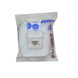 KALOP Roseta RJ45 Cat.5 Sobrepuesta Tekna Blanca KS39659