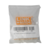 LINKMADE 10-unidades RJ11 6P4C Macho Conector Crimpeable