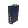 PLANET 4-100 2-SFP-100 Switch Industrial no-Admin Riel-DIN 12-48VDC/24