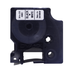 DYMO 19mm Negro en Fondo Blanco Cinta 7mt D1-Label Cassette