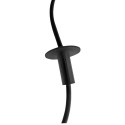 Negro Plastico Diameto int7,6/10mm para pasar Cable por muro-26mm