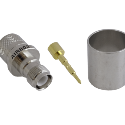 RPTNC-Hembra LMR600 Conector Coaxial Crimpeable Soldable CA600
