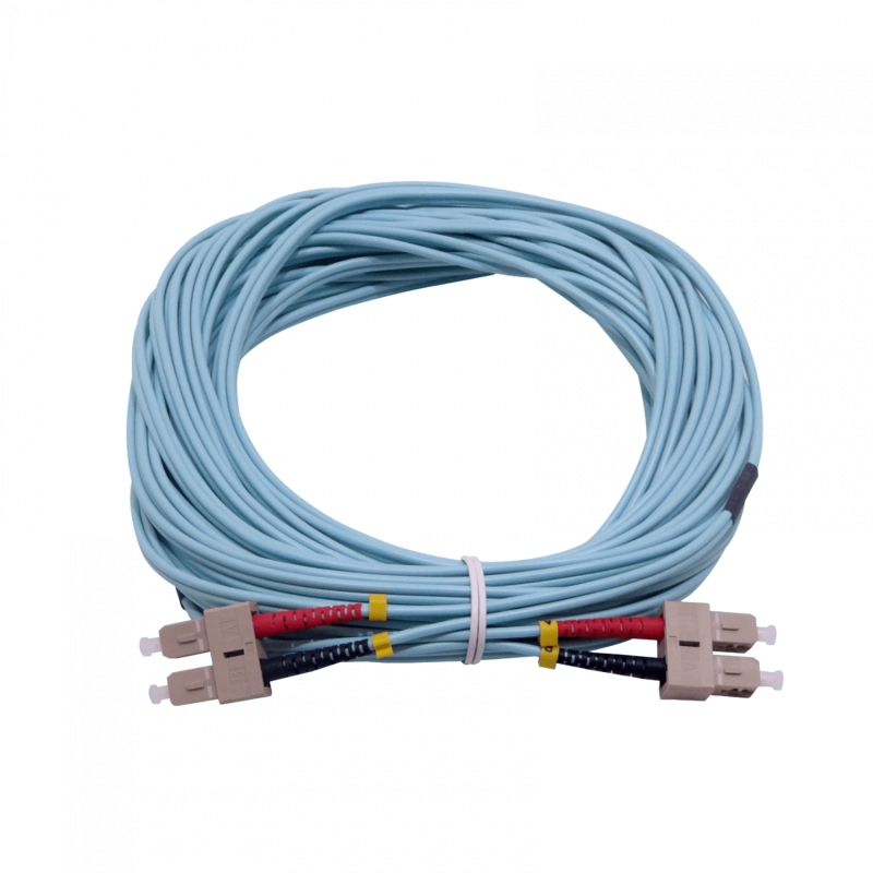 15mt SC-SC OM3 MultiModo MM Duplex Jumper Fibra 3.0mm 50/125um LSZH