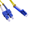1mt LC-SC/UPC MonoModo SM Duplex Jumper Cable Fibra 9/125um 3mm