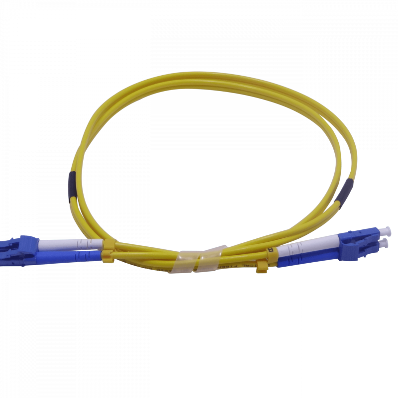 1mt LC-LC MonoModo SM Duplex Jumper Cable Fibra 3.0mm 9/125um