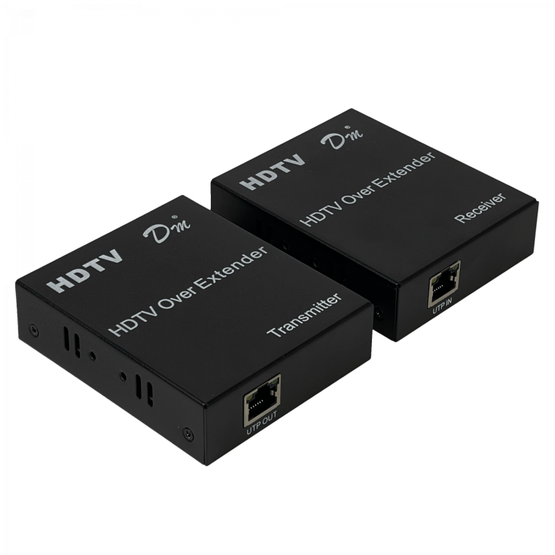 HDMI 1080p Extension-UTP+IR CAT5E/CAT6 120mts inc-5V-2A