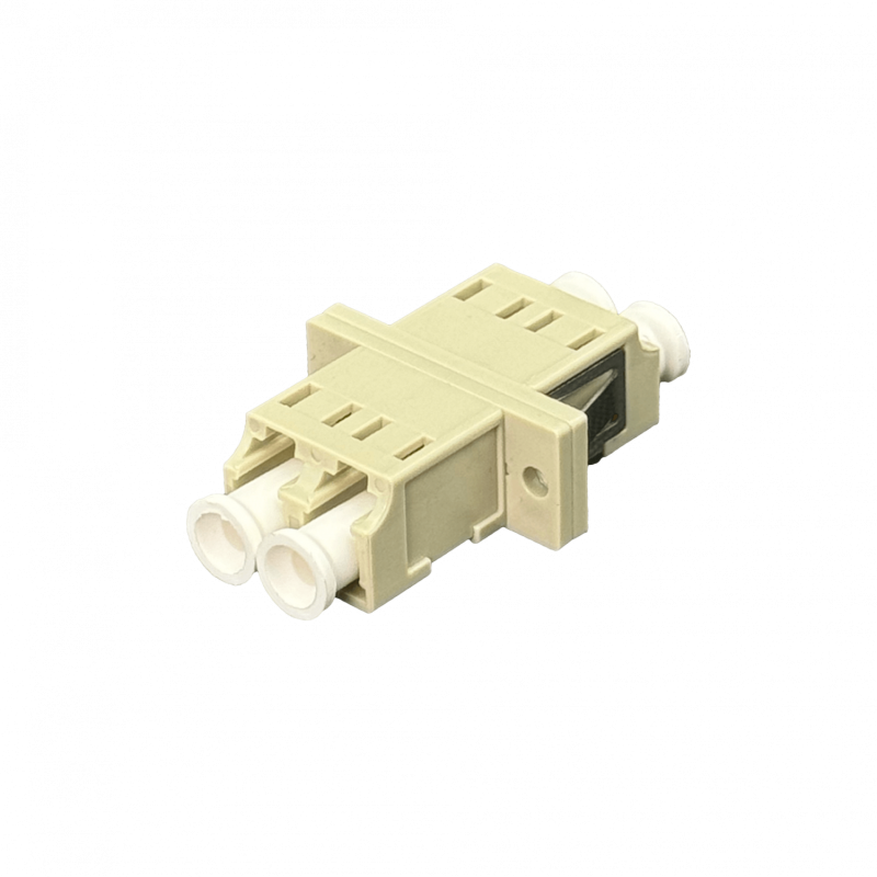 LC-LC Beige MM DX-Duplex Copla p/Fibra Adaptador p/Cabecera-CL/Caja