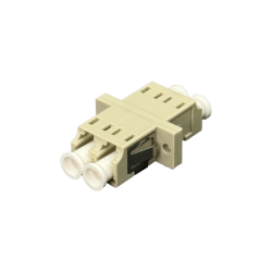 LC-LC Beige MM DX-Duplex Copla p/Fibra Adaptador p/Cabecera-CL/Caja