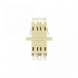 LC-LC Beige MM DX-Duplex Copla p/Fibra Adaptador p/Cabecera-CL/Caja