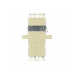 LC-LC Beige MM DX-Duplex Copla p/Fibra Adaptador p/Cabecera-CL/Caja