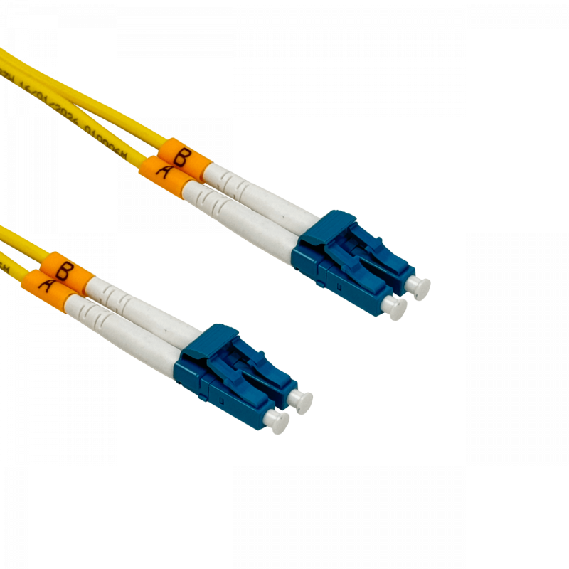 LSZH 2mt LC-LC MonoModo SM Duplex Jumper Cable Fibra 3.0mm 9/125um