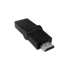 Pivote Bisagra HDMI v1.4 3D 4K Macho-Hembra 180-Grados