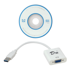 USB-A-M USB3.0 VGA-H...