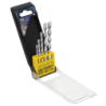 Brocas Concreto 4x74mm 5x84mm 6x99mm 8x119mm 10x119mm 5un. CM-BR45001