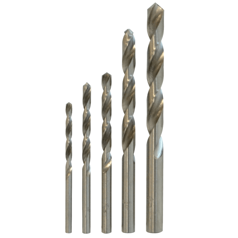 Brocas Metal 4x75mm 5x87mm 6x93mm 8x117mm 10x132mm Juego-5un. F3169
