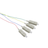SC/UPC OM3 Multimodo 1,5mt 4-Unidades Pigtail 50/125um 0,9mm 150cm
