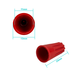 nro.44 20-unids. Conector Conico 22-10AWG 0,5-6,0mm2