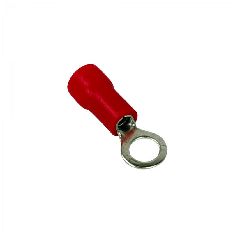 Ojo-4,3mm 0,5-1,5mm2-Cable 100-unids. Conector Rojo Aislado PVC