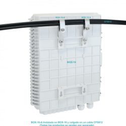 Blanca 16-CL-Rectang 2-Estopa IP65 c/Llave Caja Fibra NAP req-coplas