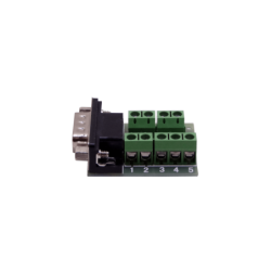 Conector DB9-Macho DE-09/M Atornillable Terminal-Regleta req-FP1MV