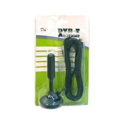 Antena TV HD Digital 470-862MHz Base-Magnetica F-M-3mt DVB-T