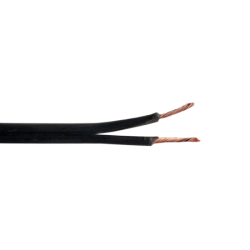 Negro 2x20AWG CCA 2x0,5mm2 100mts Cable Paralelo Multifilar 28x0,15mm