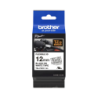 BROTHER Flex 12mm Negro en Fondo Blanco Cinta 8mt p/PT-H110/E300/E550