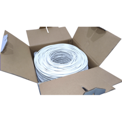 LINKCHIP AWG24/0,45mm Cat5e PE Exterior Blanco Cable UTP 305mt Cobre