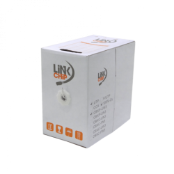 LINKCHIP AWG24/0,45mm Cat5e PE Exterior Blanco Cable UTP 305mt Cobre
