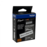 BROTHER E-P 24mm Negro en Fondo Blanco Cinta 8mt p/PT-E550WVP/D600VP