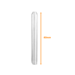 57mm 50-unid Cable Drop-6,7x4,8mm Manguito Protector de Empalme Fusion