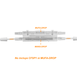 57mm 50-unid Cable Drop-6,7x4,8mm Manguito Protector de Empalme Fusion