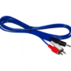 3,5mm-M 2-RCA-M 1,5mt Macho-Macho Cable Audio Plug-RCA Phone-1/8
