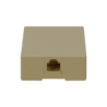 Roseta RJ11/RJ14 6P4C Telefono Sobrepuesta Blanca