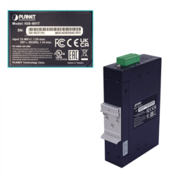 PLANET 8-1000 Switch Indust no-Admin Riel-DIN Gigabit req-12-48DC/24AC