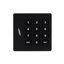 ZK Lector RF-ID 86x86mm Teclado req/6-14VDC 6-pin Beeper 12-Teclas
