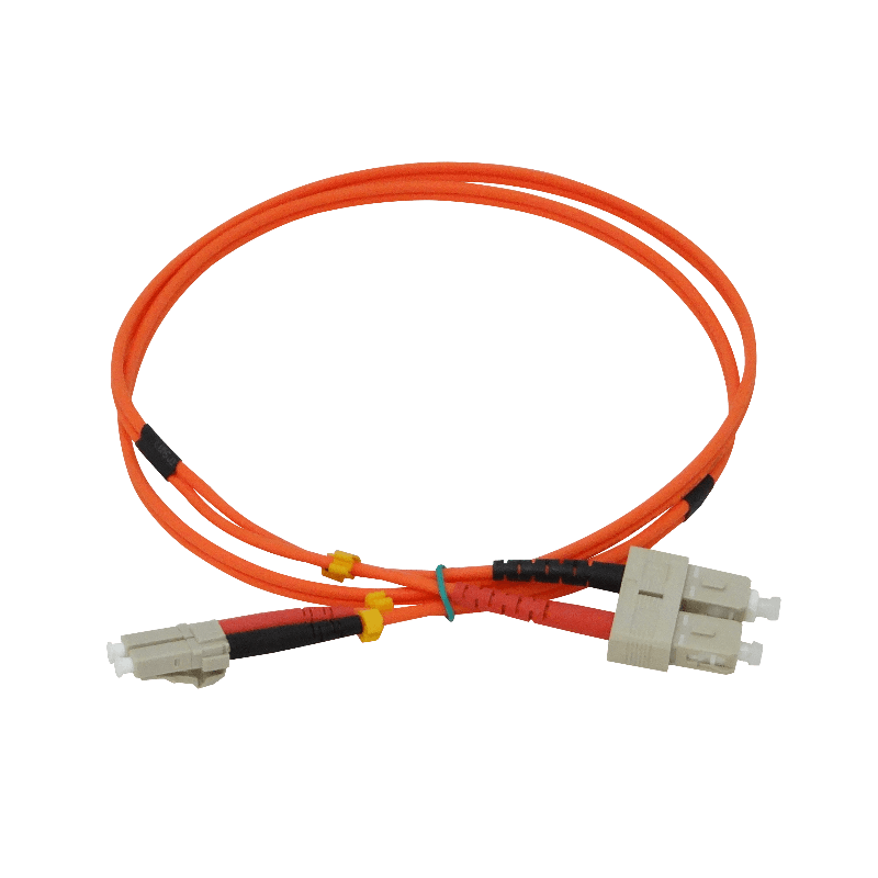 1mt LC-SC OM1 MultiModo MM Duplex Jumper Fibra 3mm 62.5/125um