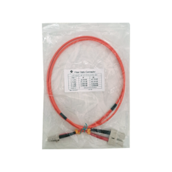 1mt LC-SC OM1 MultiModo MM Duplex Jumper Fibra 3mm 62.5/125um
