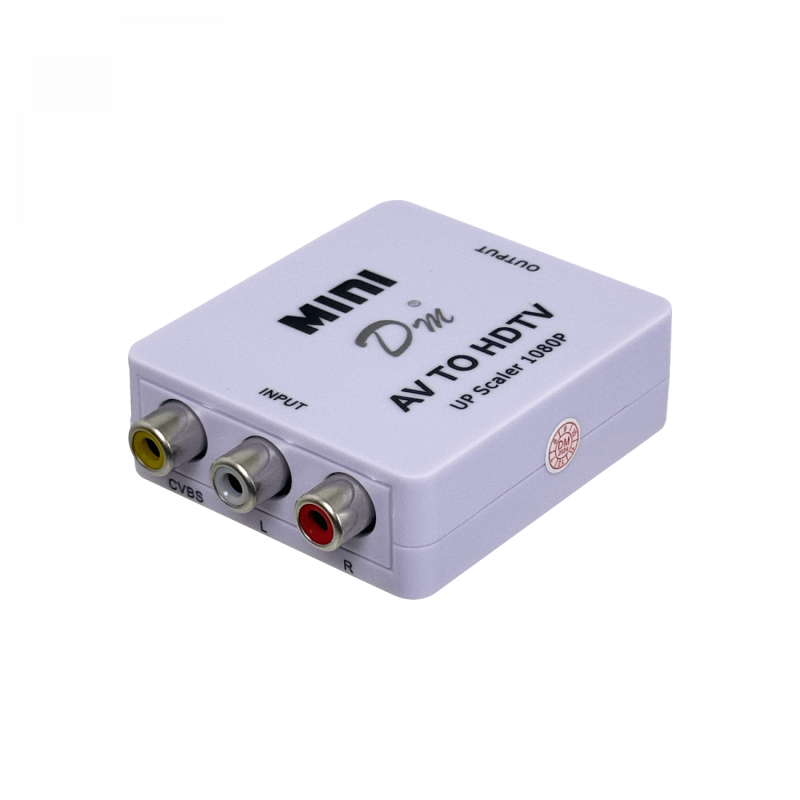 3-RCA-H-in 1-HDMI-out Convertidor Video 720p/1080p req-5V-USB