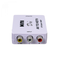 3-RCA-H-in 1-HDMI-out Convertidor Video 720p/1080p req-5V-USB