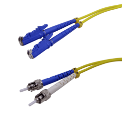3mt E2000/UPC-ST/UPC MonoModo SM Duplex Jumper Cable Fibra 3.0mm 9/125