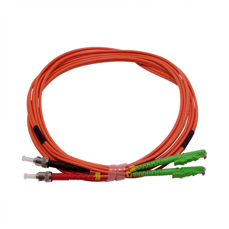 3mt E2000/APC-ST/UPC OM1 MultiModo MM Duplex Jumper Fibra 62.5/125um
