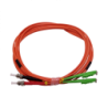 3mt E2000/APC-ST/UPC OM1 MultiModo MM Duplex Jumper Fibra 62.5/125um